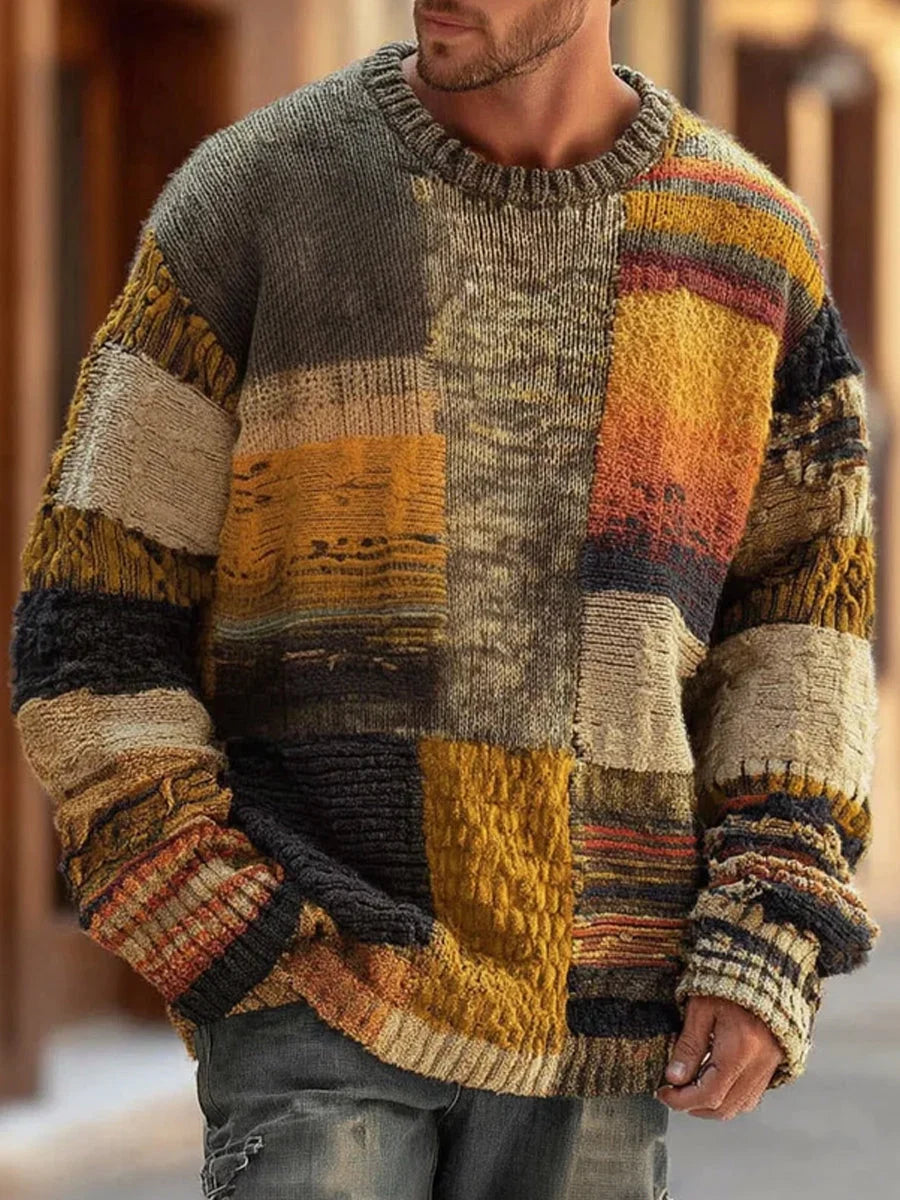 Abstract Strickpullover von kenzuu