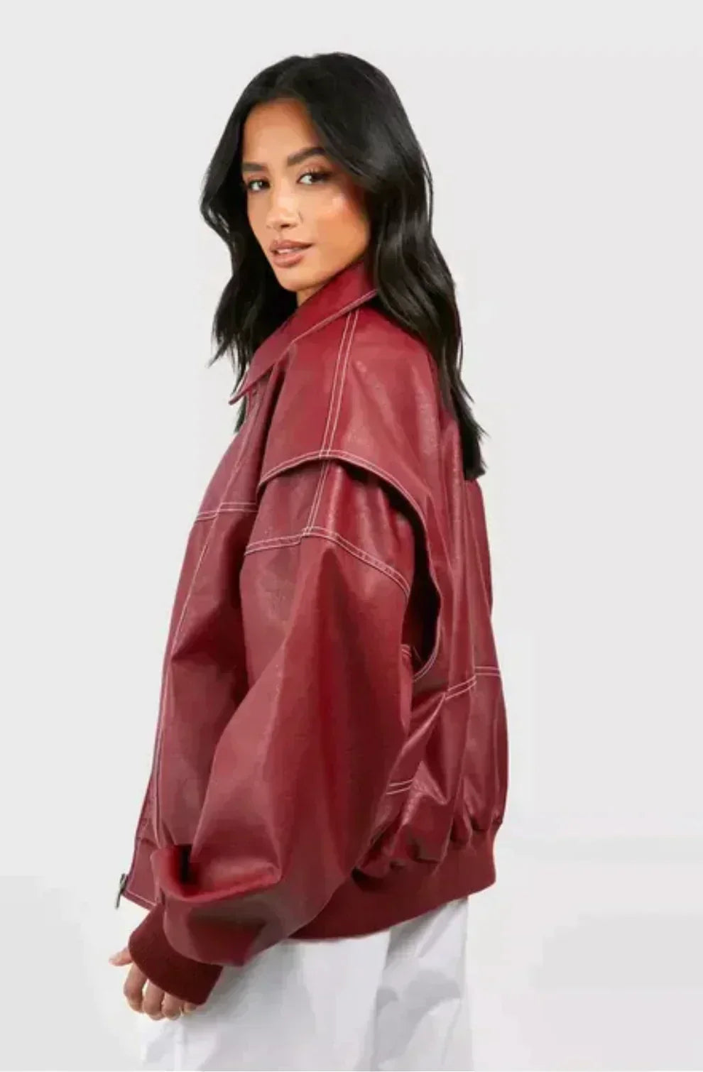 Clara | Damen Oversized-Bomberjacke