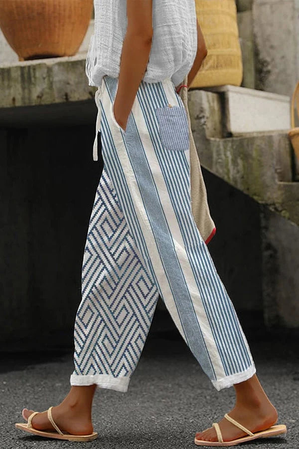 Ella | Damen Ombré-Hosen mit Taschen