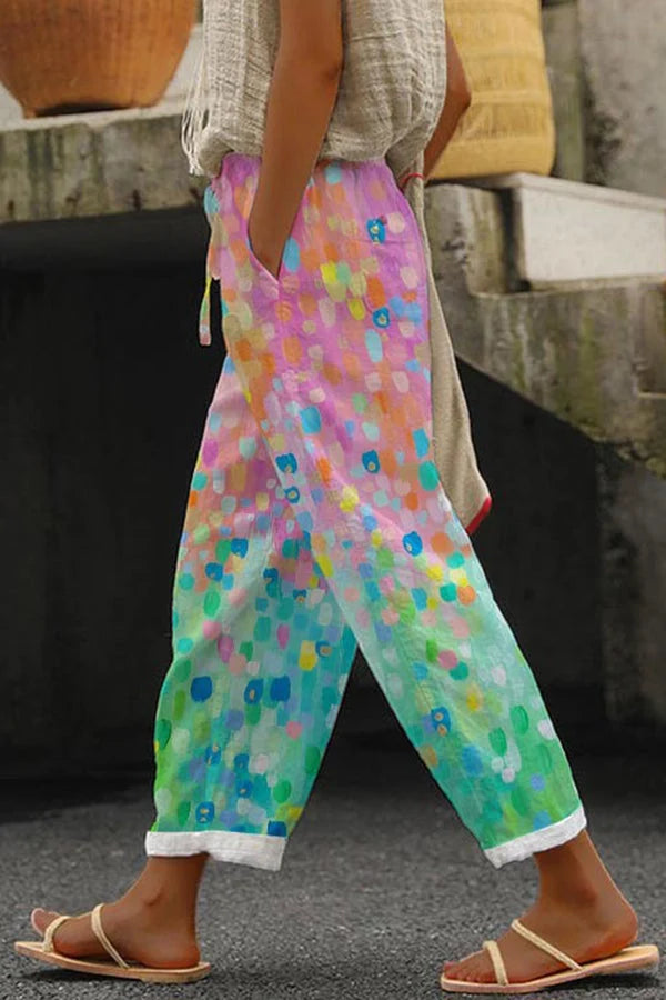 Ella | Damen Ombré-Hosen mit Taschen