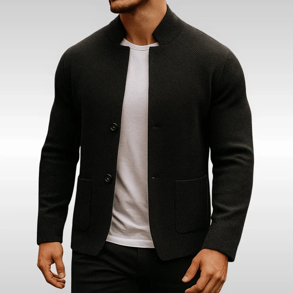 Herren Stricktextur Weste kenzuu