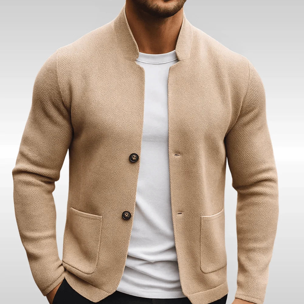 Herren Stricktextur Weste kenzuu