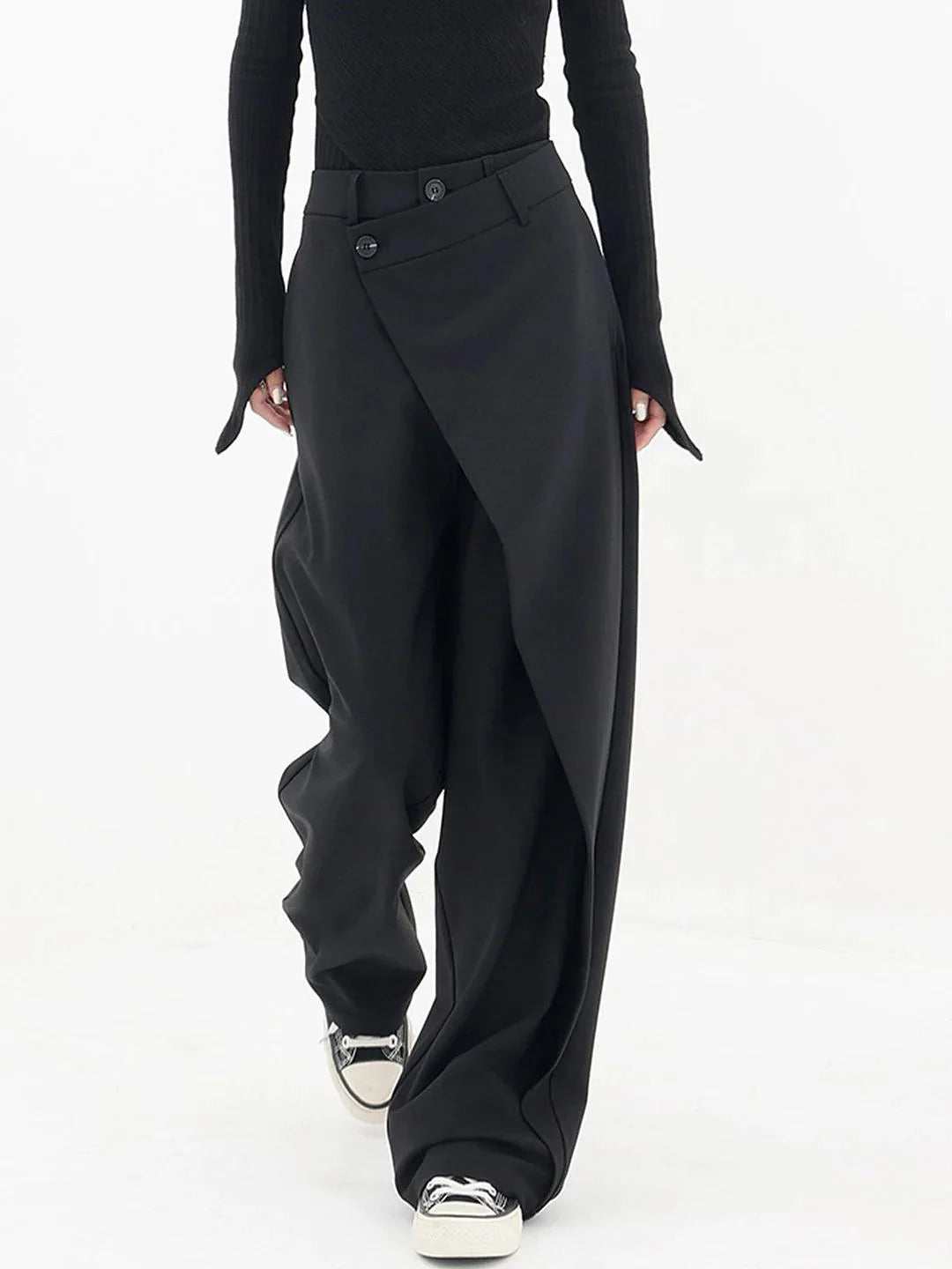 Drune | Asymmetrische Baggy-Hose