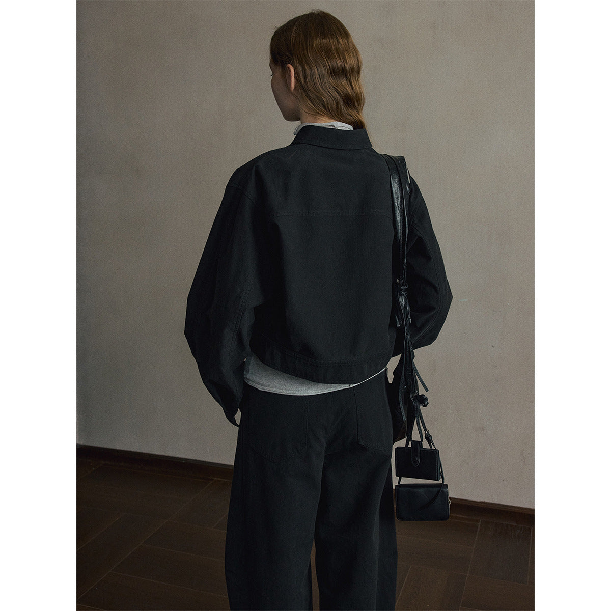 Kenzuu Damen Baumwolle Kurzjacke Gewaschen M63557