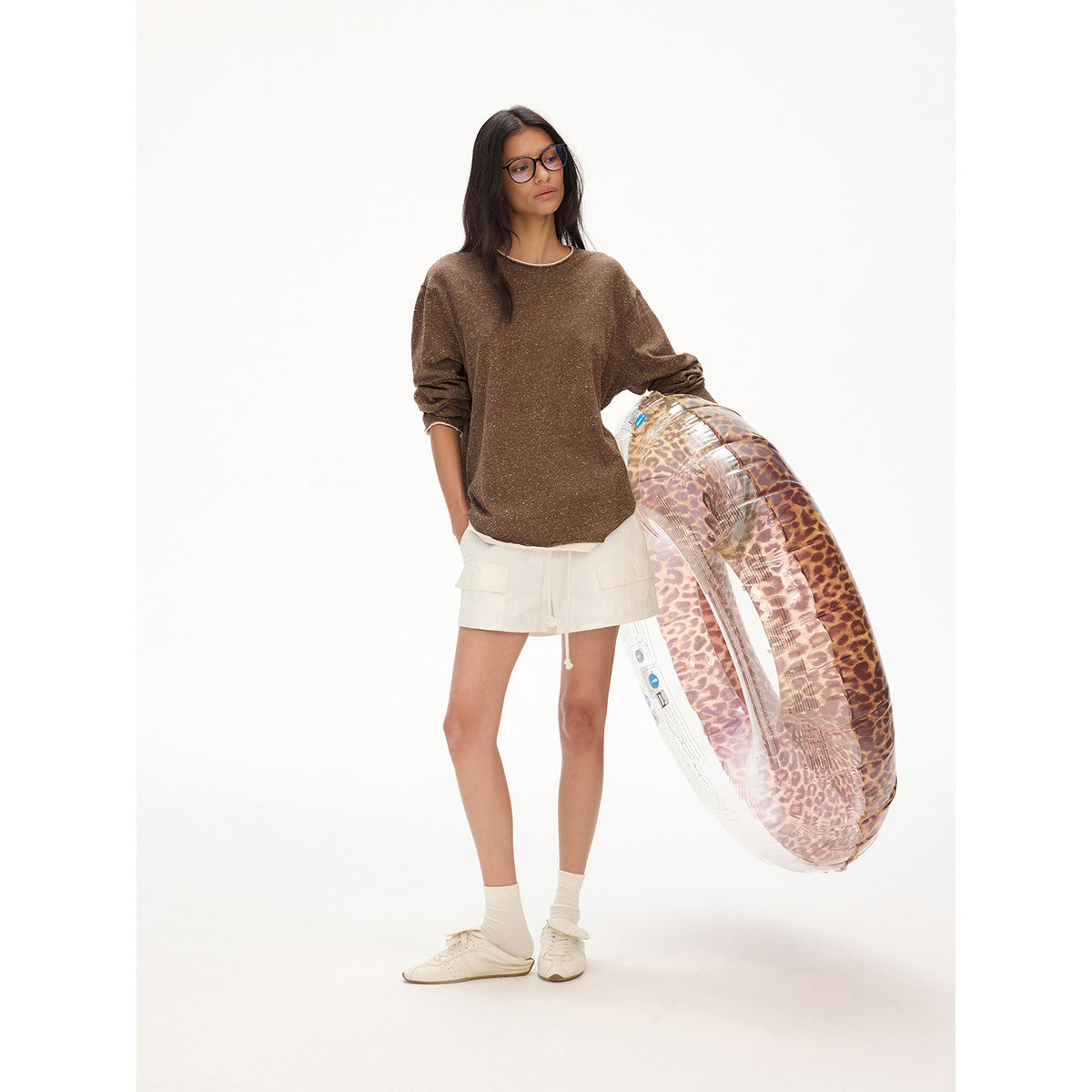 Kenzuu Damen Langarmshirt aus Seiden-Baumwollmischung | D8331-W3