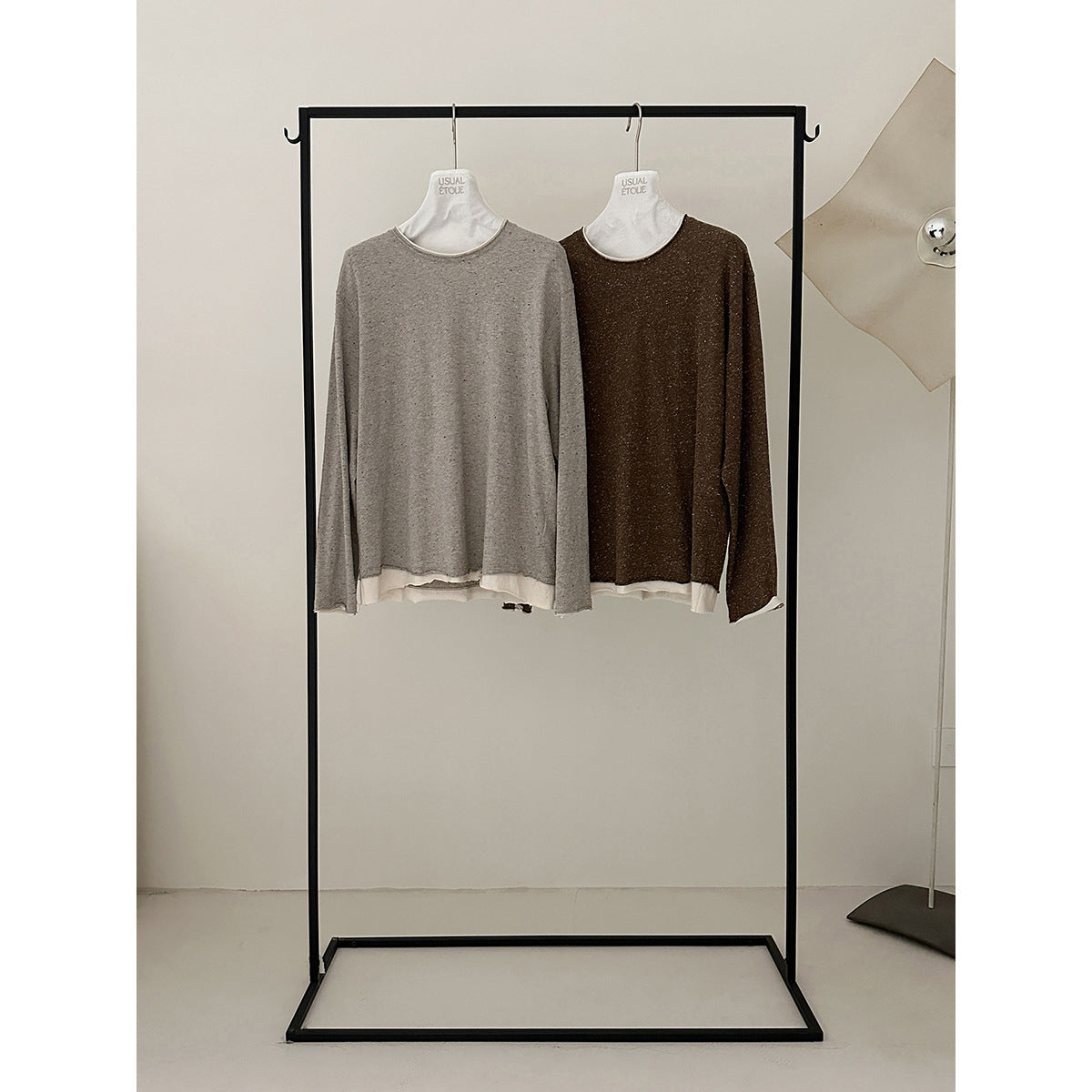 Kenzuu Damen Langarmshirt aus Seiden-Baumwollmischung | D8331-W3