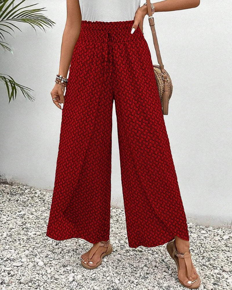 Drune | Damenhose mit geometrischem Druck