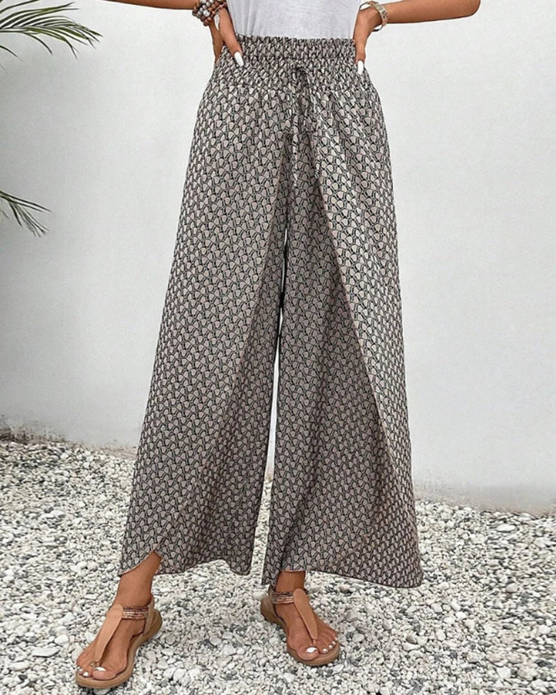 Drune | Damenhose mit geometrischem Druck
