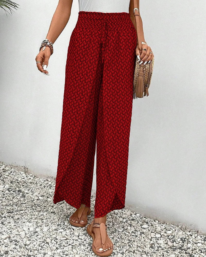 Drune | Damenhose mit geometrischem Druck