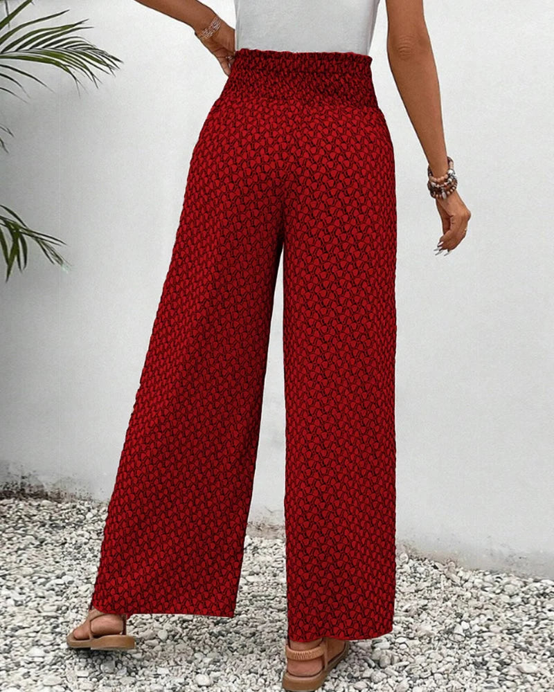 Drune | Damenhose mit geometrischem Druck
