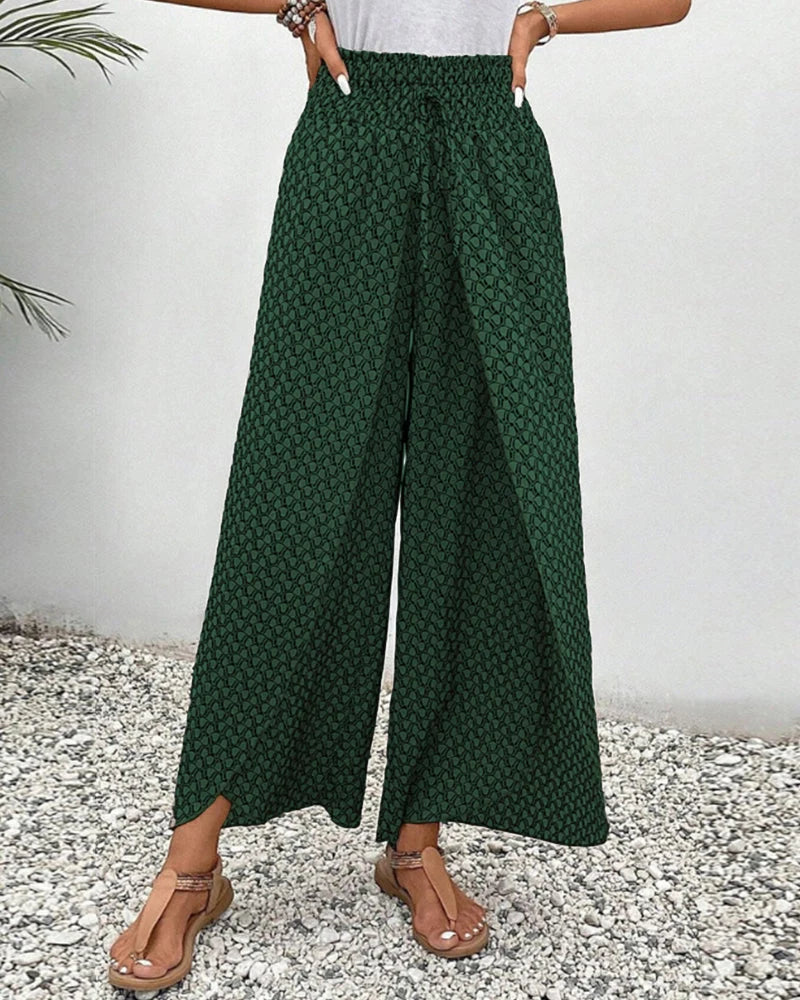 Drune | Damenhose mit geometrischem Druck