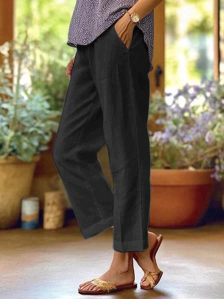 Drune | Luftige Damen Leinenhose Für Den Sommer
