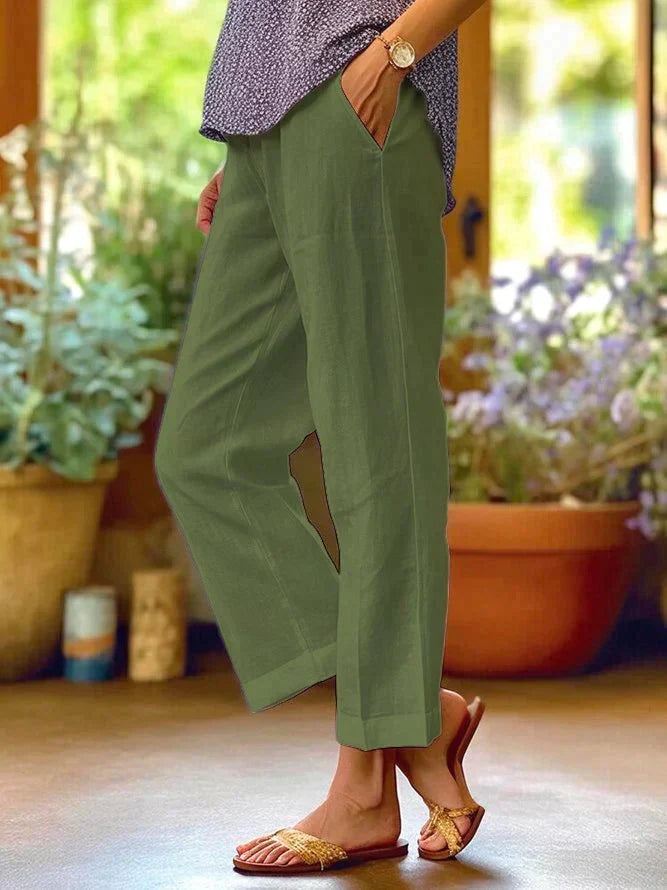 Drune | Luftige Damen Leinenhose Für Den Sommer