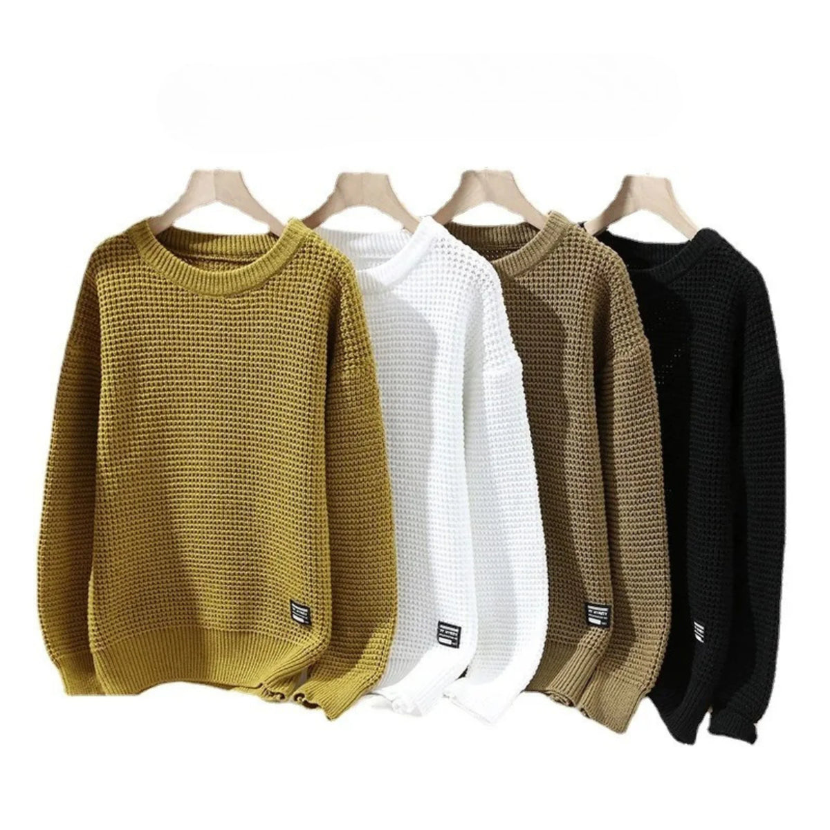 Premium-Pullover mit Wabenstruktur kenzuu