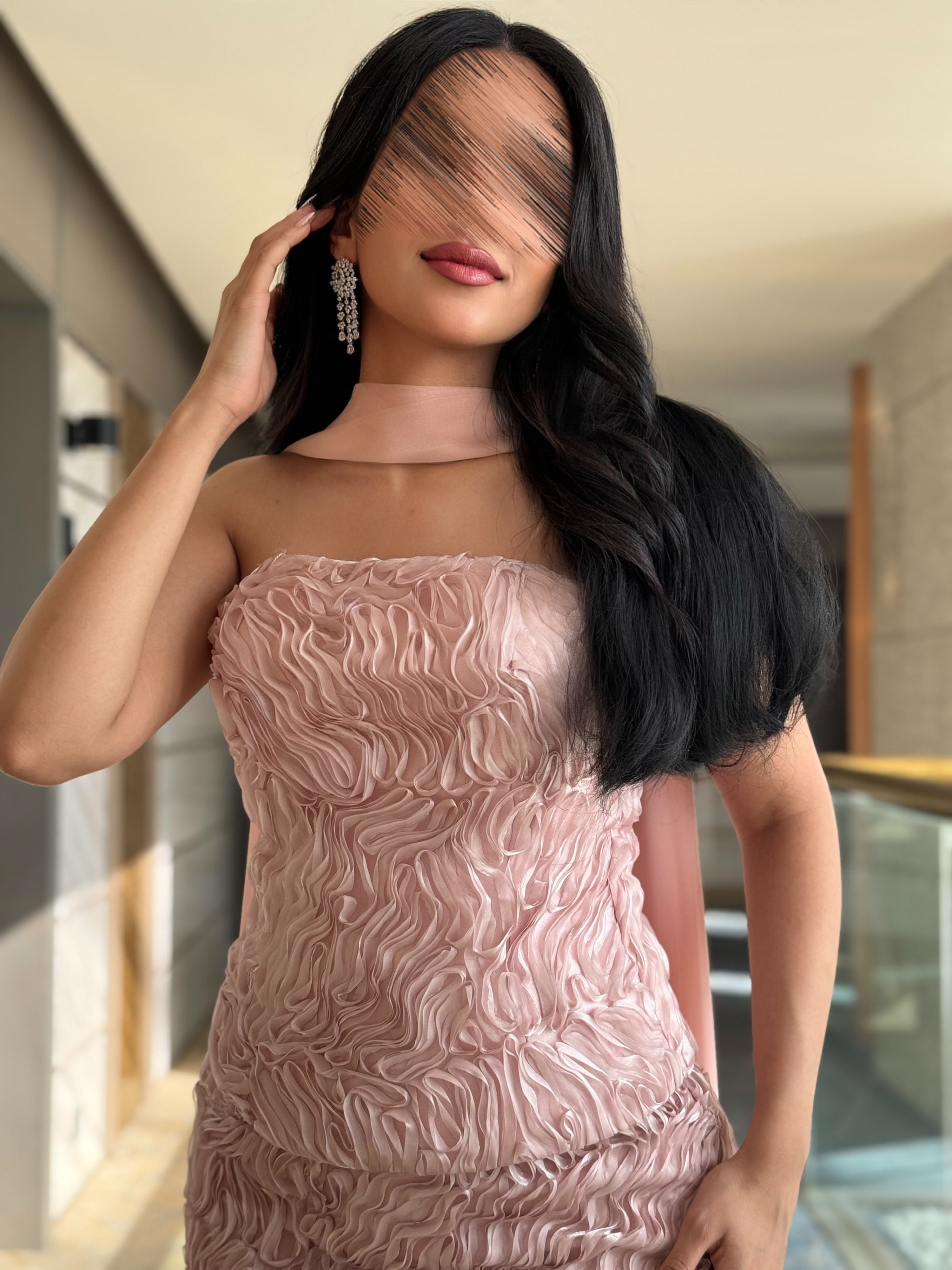 Warazan Elegant Evening Dress with Shawl Sizes 6-16