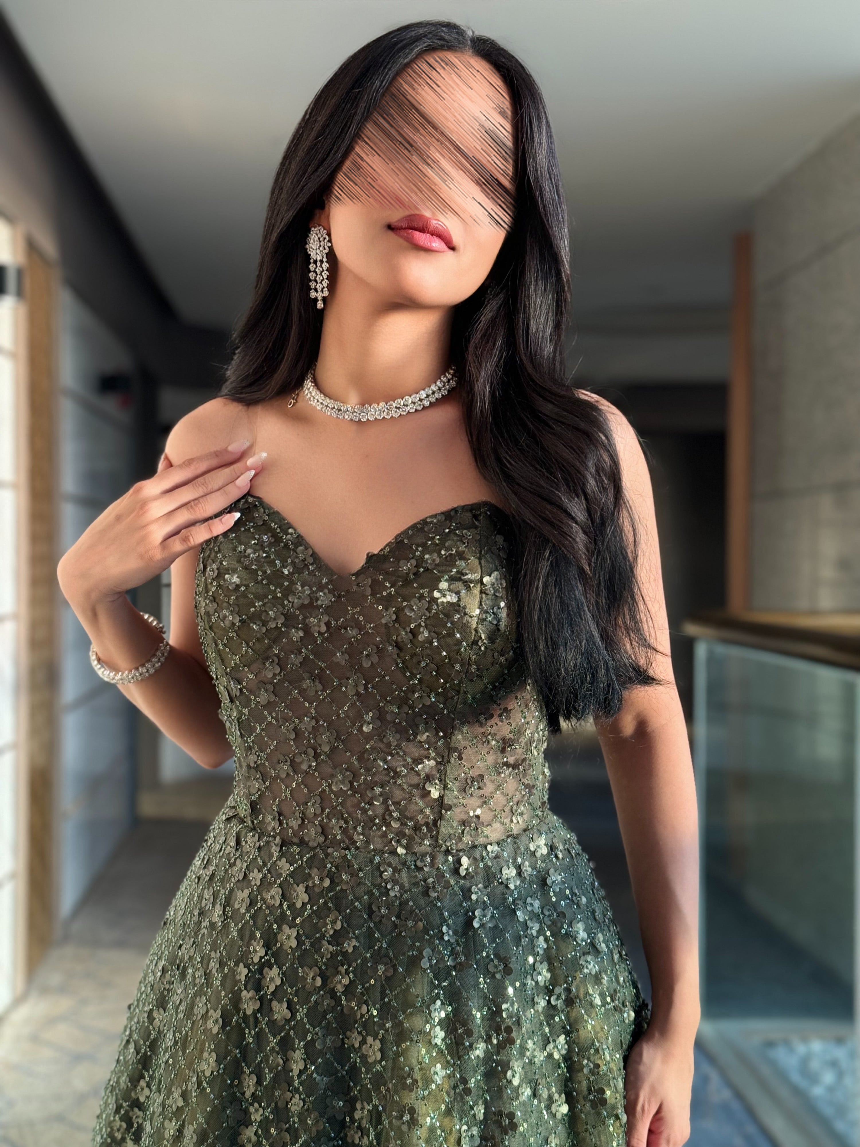 فستان توب سهرة للمناسبات