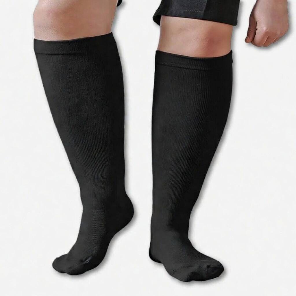 Wide Calf Premium Compression Socks | 20–30 mmHg