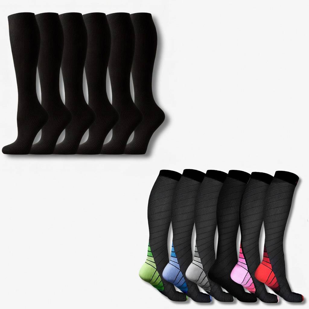 Performance Compression Socks | 20-30mmHg | Buy 6, Get 6