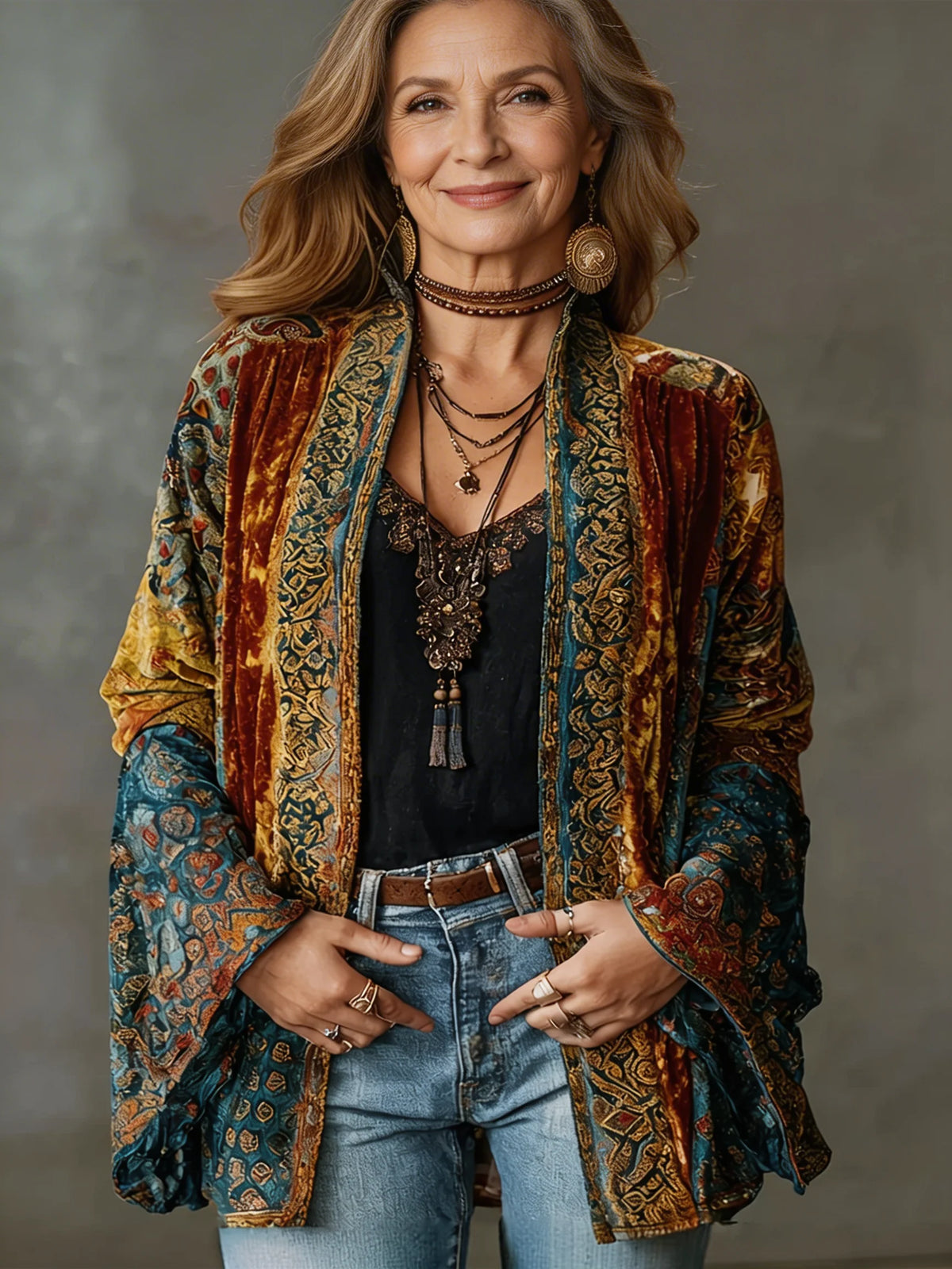 Aria | Boho Kimono-Jacke kenzuu