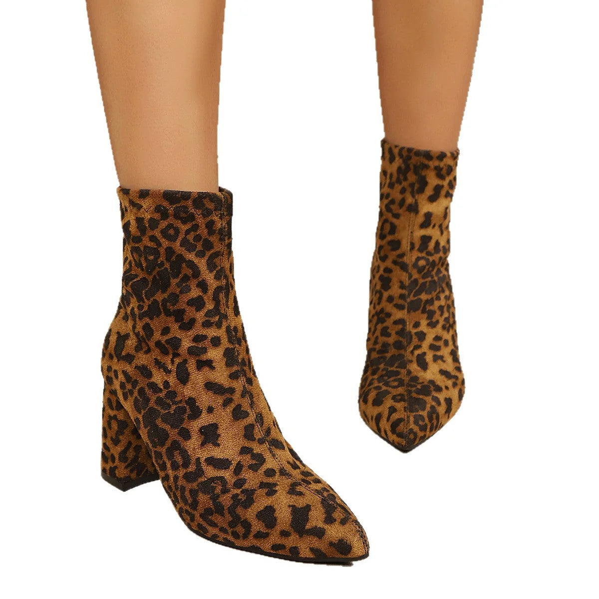 Damen Stiefeletten mit Blockabsatz kenzuu