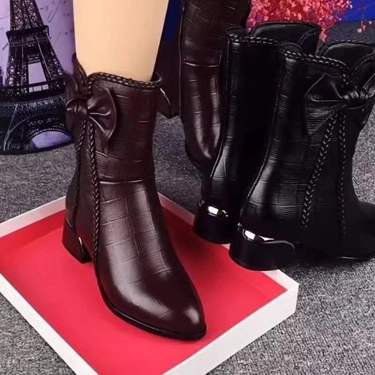 Damen Stiefeletten mit spitzem Zehen kenzuu