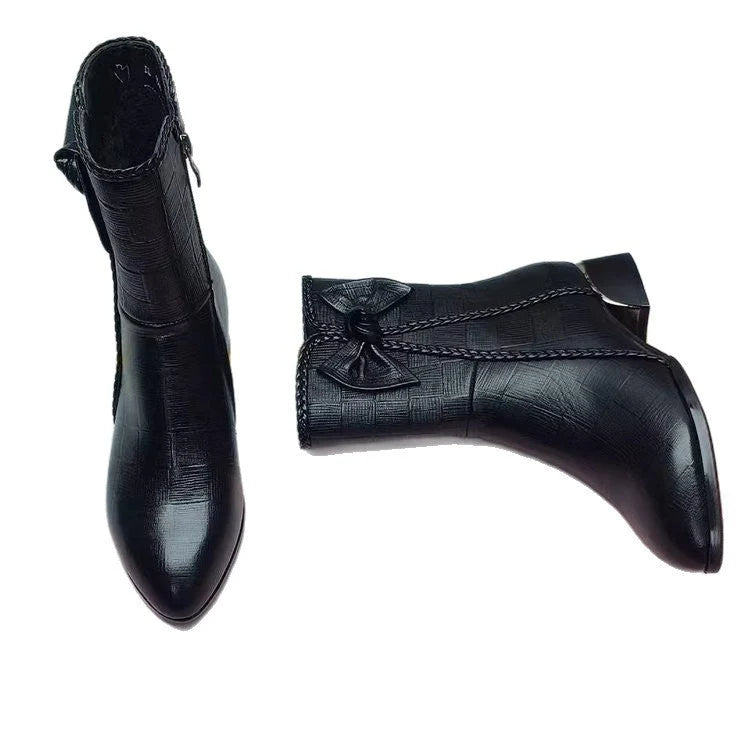 Damen Stiefeletten mit spitzem Zehen kenzuu