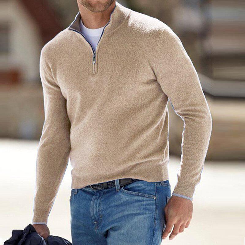 Erik – Premium-Pullover mit Reißverschluss kenzuu