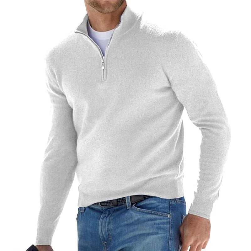 Erik – Premium-Pullover mit Reißverschluss kenzuu