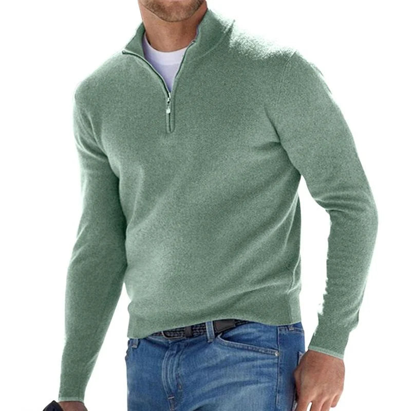 Erik – Premium-Pullover mit Reißverschluss kenzuu