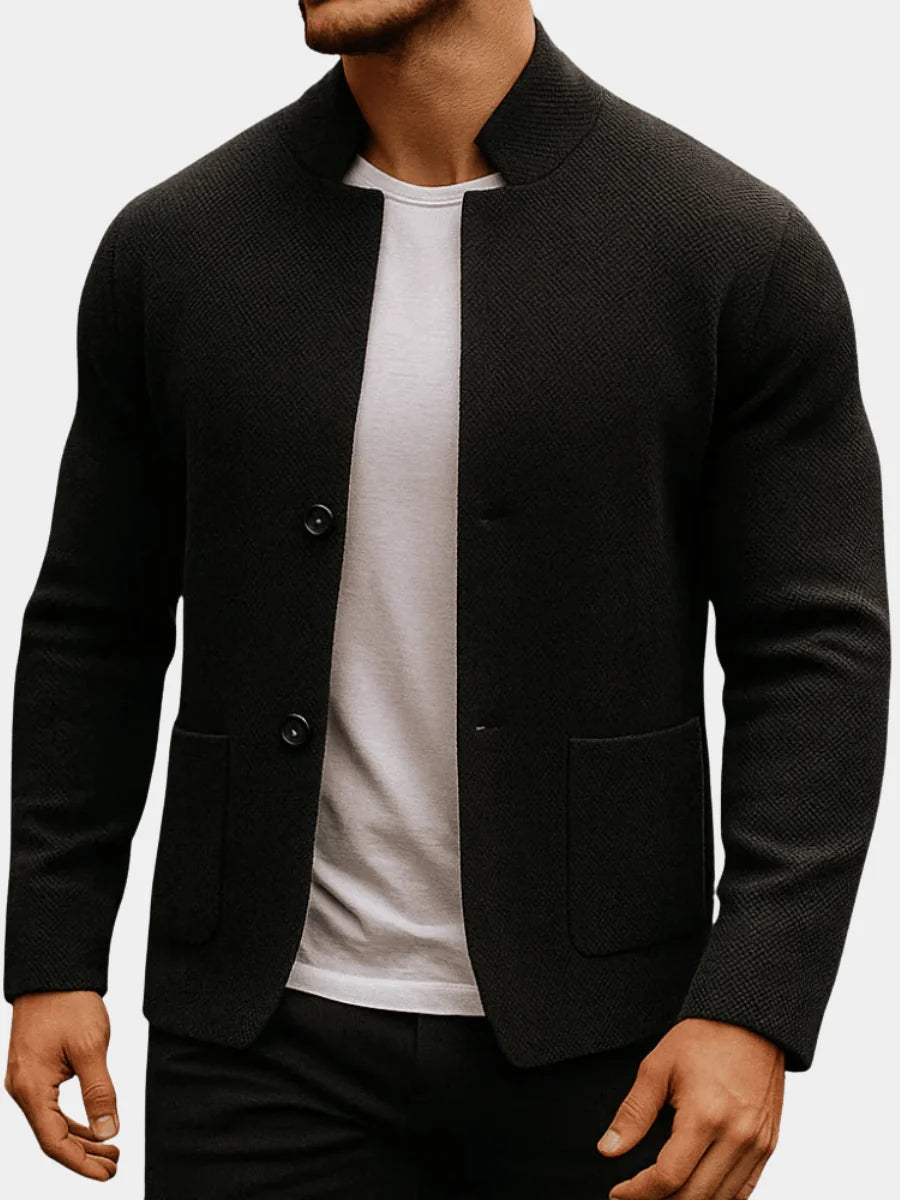 Herren Stricktextur Weste kenzuu