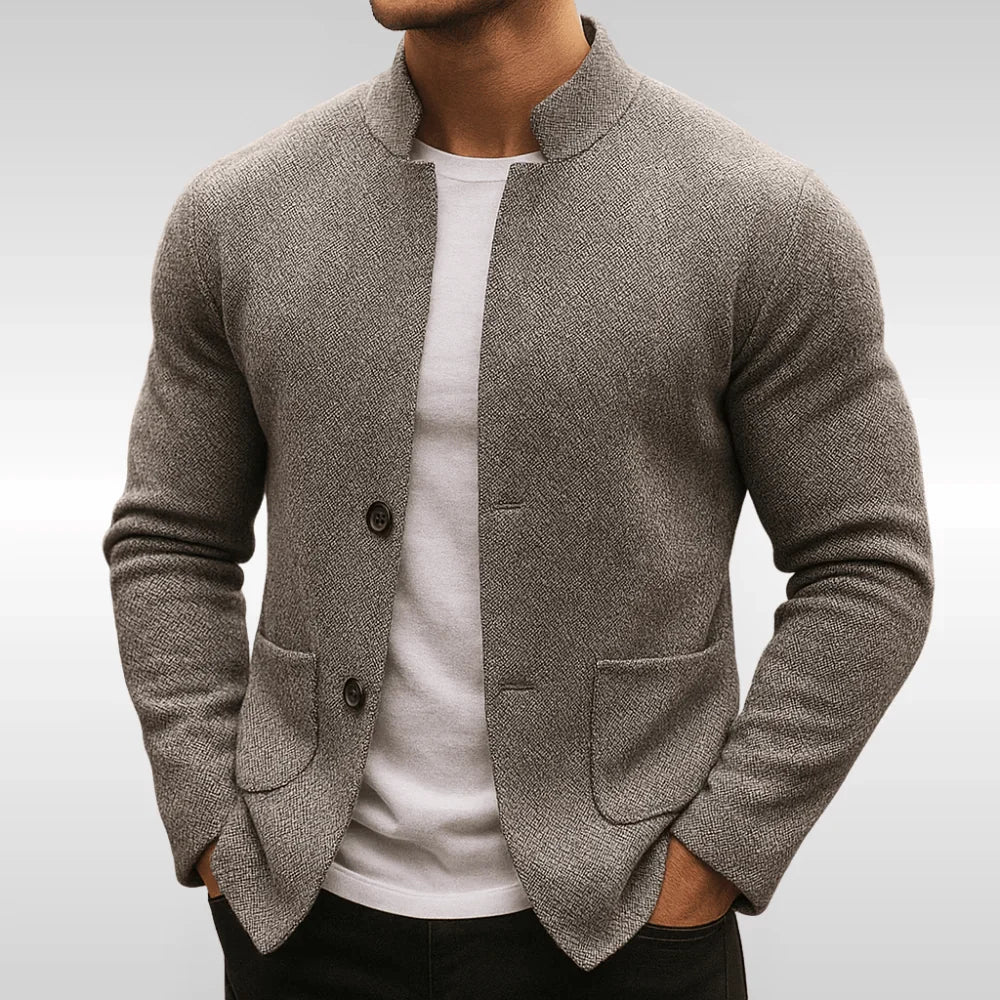 Herren Stricktextur Weste kenzuu