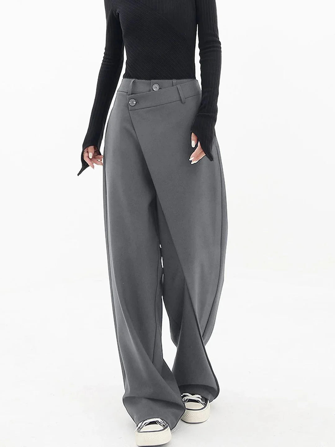 Drune | Asymmetrische Baggy-Hose