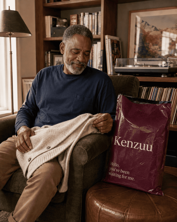 Kenzuu Paket und Styling-Moment zuhause