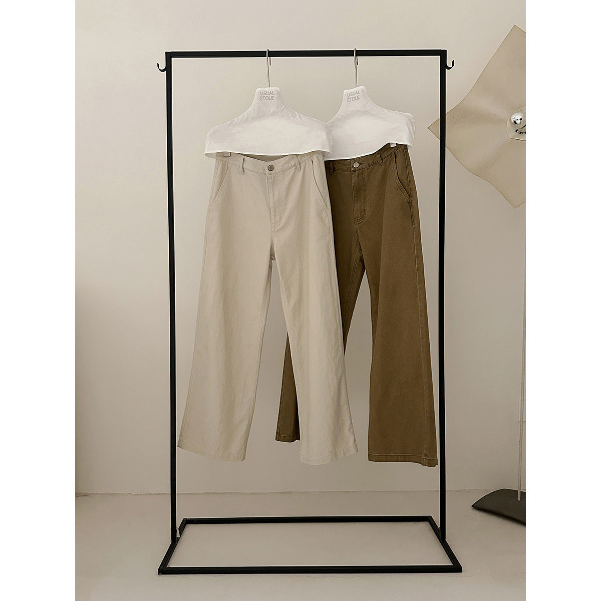 Kenzuu Damen Jeanshose Lässig Gerade Geschnitten | D8430-H1