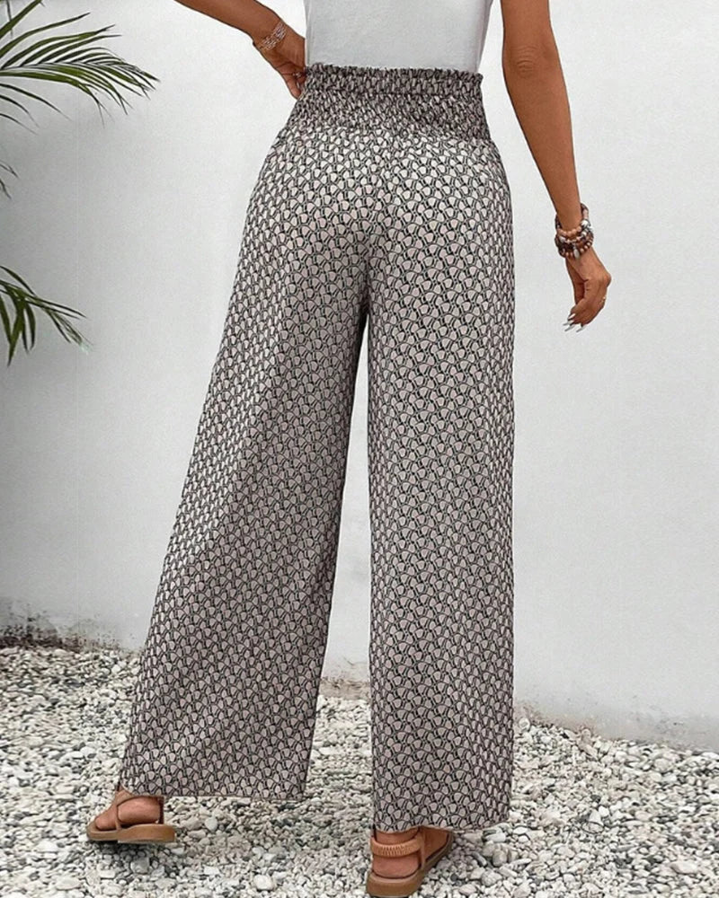Drune | Damenhose mit geometrischem Druck