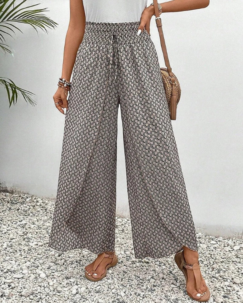Drune | Damenhose mit geometrischem Druck