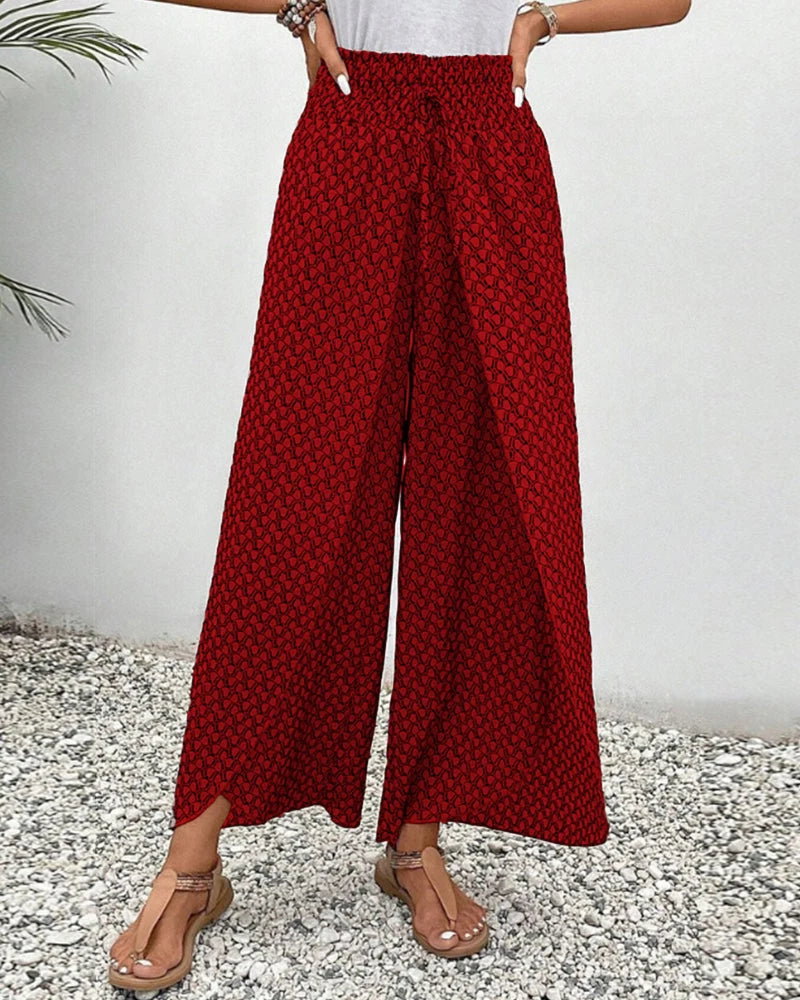 Drune | Damenhose mit geometrischem Druck