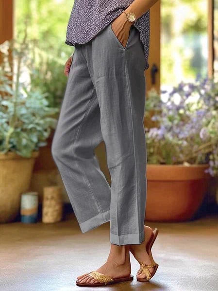 Drune | Luftige Damen Leinenhose Für Den Sommer