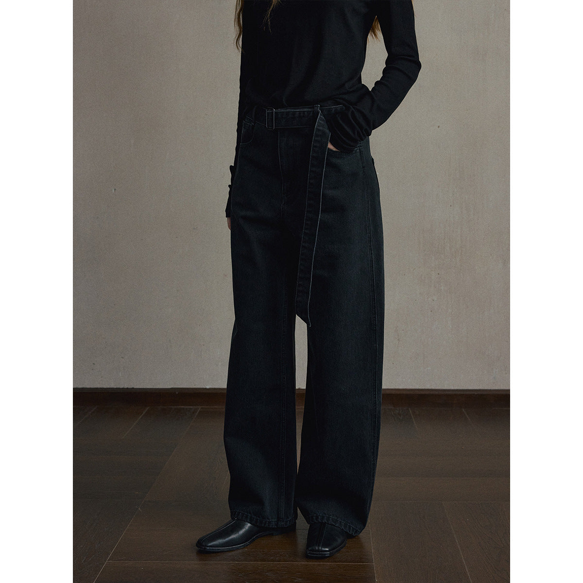 Kenzuu Vintage Gewaschene Straight Leg Jeans M63352