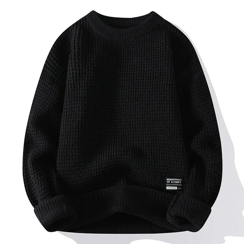 Premium-Pullover mit Wabenstruktur kenzuu
