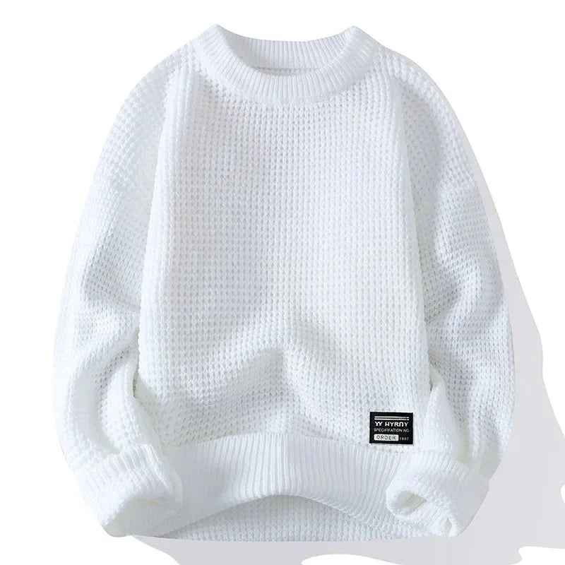 Premium-Pullover mit Wabenstruktur kenzuu
