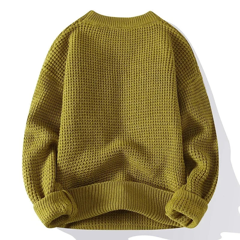 Premium-Pullover mit Wabenstruktur kenzuu