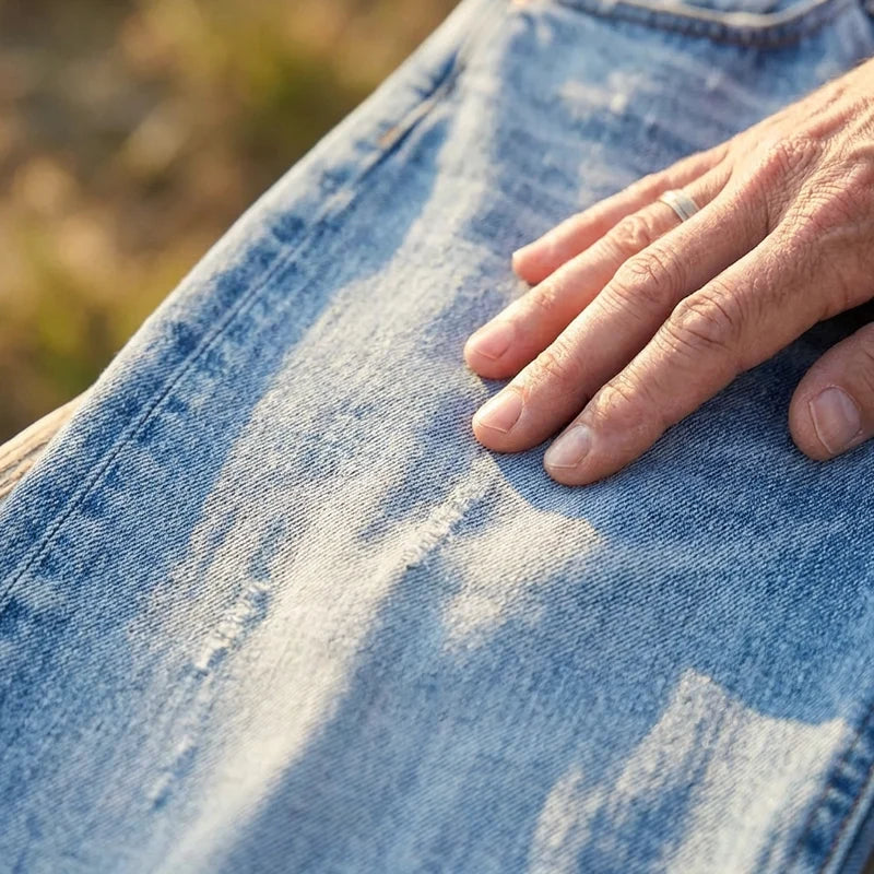Retro kurze gerade Jeans für Frauen